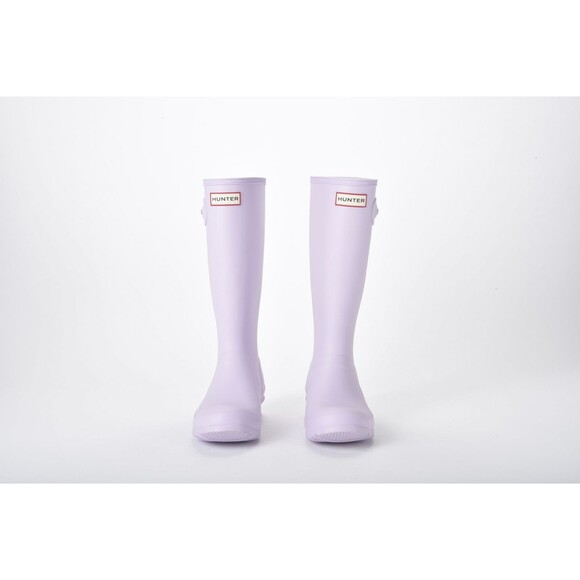 Hunter Rubber Slip On Lavender Rain Boots Girls Size 6 - Picture 3 of 6